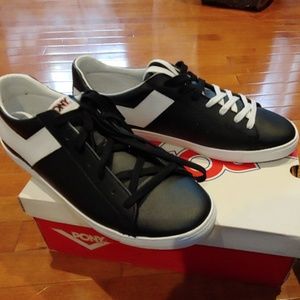 Vintage PONY sneakers black/white Size 13
